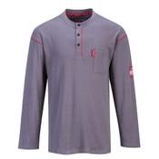 Bizflame Henley Shirt in Gray